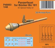 Panzerfaust for Bucker Bu.181 OUT OF STOCK IN US, HIGHER PRICED SOURCED IN EUROPE #SHYP48003