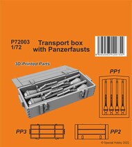  Special Hobby Kits  1/72 Transport box with Panzerfausts SHYP72003