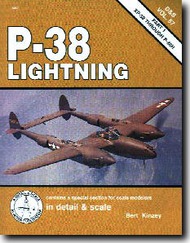 Squadron/Signal Publications  Books Detail & Scale Series #57: P-38 Lightning Part 1 SQU8257
