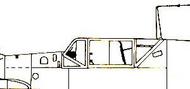 Squadron Products  1/32 Bf.109E Canopy OUT OF STOCK IN US, HIGHER PRICED SOURCED IN EUROPE SQT9409