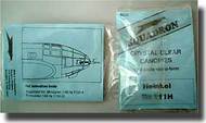  Squadron Products  1/48 Heinkel He.111 Main Canopy OUT OF STOCK IN US, HIGHER PRICED SOURCED IN EUROPE SQT9621