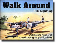  Squadron/Signal Publications  Books Collection - P-38 Lightning Walk Around DEEP-SALE SQU5530