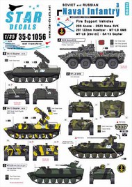  Star Decals  1/35 Soviet Naval Infantry # 3. Fire Support and AA SRD35C1056