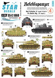 Befehlspanzer # 4. Bef.Pz.Kpfw.IV Ausf F, G, H, Pz.Beob.Wg. IV Ausf J. #SRD35C1060