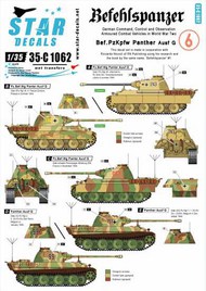  Star Decals  1/35 Befehlspanzer # 6. Bef.Pz.Kpfw. Panther Ausf.G SRD35C1062