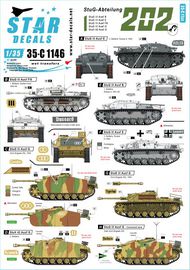 Star Decals  1/35 StuG-Abt. 202. StuG III Ausf B/E/F8/G and StuH 42 SRD35C1146