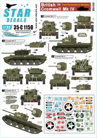  Star Decals  1/35 British Cromwell Mk IV. From Normandie to Germany SRD35C1150