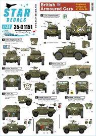 British Armoured Cars. Staghound, Humber SC, M3 White SC OUT OF STOCK IN US, HIGHER PRICED SOURCED IN EUROPE #SRD35C1151
