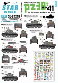  Star Decals  1/35 Pz.Kpfw 38(t) Praga. Operation Barbarossa and Early war years. Eastern front. OUT OF STOCK IN US, HIGHER PRICED SOURCED IN EUROPE SRD35C1249