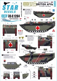  Star Decals  1/35 British AFVs in Holland 1944-45 Part 2 OUT OF STOCK IN US, HIGHER PRICED SOURCED IN EUROPE SRD35C1264