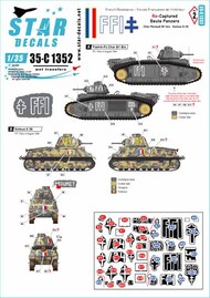  Star Decals  1/35 FFI # 1. Captured German Tanks SRD35C1352