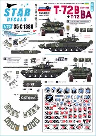 War in Ukraine # 9Russian T-72B (obr 1989) and T-72BA operating in Ukraine in 2022. OUT OF STOCK IN US, HIGHER PRICED SOURCED IN EUROPE #SRD35C1380