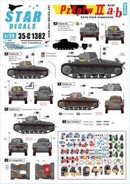  Star Decals  1/35 Pz.Kpfw.II Ausf.A/ b Pz II with the early track suspension. SRD35C1382