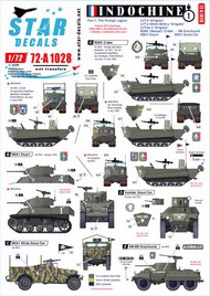  Star Decals  1/72 Indochine # 1. The Foreign Legion - 1er REC OUT OF STOCK IN US, HIGHER PRICED SOURCED IN EUROPE SRD72A1028