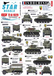  Star Decals  1/72 Indochine # 2. 1er RCC OUT OF STOCK IN US, HIGHER PRICED SOURCED IN EUROPE SRD72A1029