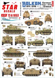  Star Decals  1/72 Balkan WW2 # 3 OUT OF STOCK IN US, HIGHER PRICED SOURCED IN EUROPE SRD72A1053