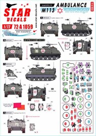  Star Decals  1/72 Israeli AFVs # 4 OUT OF STOCK IN US, HIGHER PRICED SOURCED IN EUROPE SRD72A1059