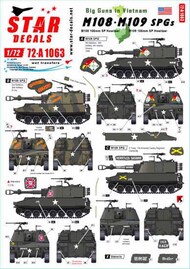  Star Decals  1/72 Big Guns in Vietnam OUT OF STOCK IN US, HIGHER PRICED SOURCED IN EUROPE SRD72A1063
