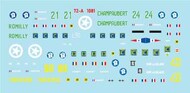  Star Decals  1/72 French M4A2 Sherman. M4A2 in 1944-45. From Normandy to Paris OUT OF STOCK IN US, HIGHER PRICED SOURCED IN EUROPE SRD72A1081