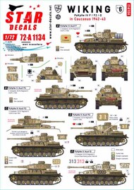 Wiking # 6.5. SS-Wiking in Caucasus 1942-43.Pz IV Ausf F, Pz IV Ausf F2 and Pz IV Ausf G. OUT OF STOCK IN US, HIGHER PRICED SOURCED IN EUROPE #SRD72A1134