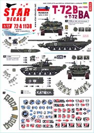 War in Ukraine # 8. Russian T-72B (obr 1989) and T-72BAoperating in Ukraine in 2022. OUT OF STOCK IN US, HIGHER PRICED SOURCED IN EUROPE #SRD72A1138