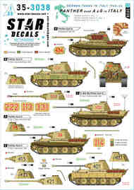 German Tanks in Italy 1943-44 - Panther A and G in Italy #SRD353038