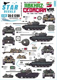 War in Caucasus Part 2: Abkhaz-Georgian War 1992-93 T-55, T-55M, T-55A and T-55AM #SRD35C1288