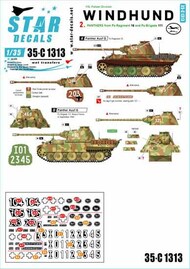  Star Decals  1/35 Windhund 116. Panzer Division #2 Panthers SRD35C1313
