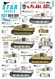  Star Decals  1/35 East Front Tigers - s.Pz.Abt. 501 1943-44 SRD35C1357