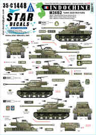  Star Decals  1/35 Indochina #10: French AFVs - M36B2 SRD35C1448