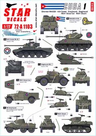 Star Decals  1/72 Tanks & AFVs in Cuba # 1 OUT OF STOCK IN US, HIGHER PRICED SOURCED IN EUROPE SRD72A1103