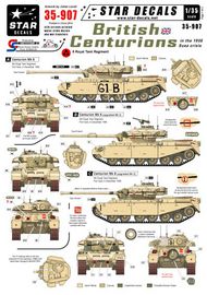  Star Decals  1/35 British Centurions in Suez 1956. 6 RTR Royal Tank Regiment in Suez 1956. OUT OF STOCK IN US, HIGHER PRICED SOURCED IN EUROPE SRD35907