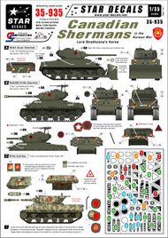  Star Decals  1/35 Canadian Shermans in Korea. M4A3E8 HVSS, M4A3 VVSS (dozer) and M10c Achilles Mk.IIC SRD35935