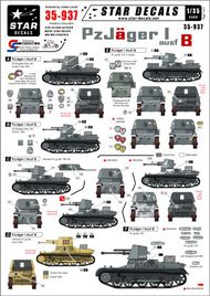  Star Decals  1/35 Pz-Jager I Ausf.B OUT OF STOCK IN US, HIGHER PRICED SOURCED IN EUROPE SRD35937