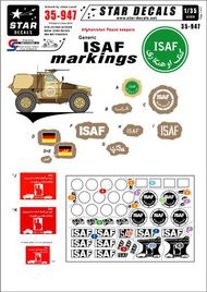  Star Decals  1/35 Generic ISAF markings. Afghanistan Peacekeepers. SRD35947