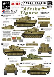  Star Decals  1/35 Afrika Pz.Kpfw.VI Tigers #2. s.Pz-Abt. 501 white numbers OUT OF STOCK IN US, HIGHER PRICED SOURCED IN EUROPE SRD35955