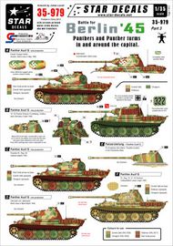  Star Decals  1/35 Berlin #3. Panthers and Panther turms in and around the capital. SRD35979