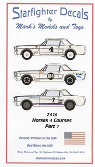 1965-67 Ford Mustang Race Cars Part 1 (Various Markings) #SFA2416