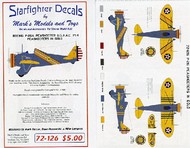  Starfighter Decals  1/72 P26A in Gold USAAC Pt.4 SFA72126