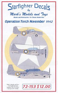 F4F-4, TBF1, SBD3, SOC Seagull, L4A Operation Torch Nov 1942 #SFA72153