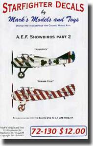  Starfighter Decals  1/72 AEF Showbirds Pt.2 SFA72130