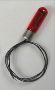  Stevens International Boat Light  NoScale 3-Volt Red Blinker Bulbs w/8" Wire Leads (5) (D)<!-- _Disc_ --> MBL60R