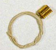 Stevens  O Light Socket w/Twin Strand Wire for Standard 3.5-6v & O Gauge 12v Bulbs (4/cd)* STV124