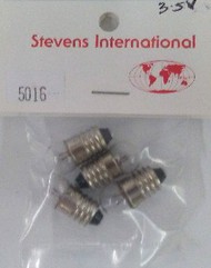  Stevens  NoScale 3.5v Screw Base Standard Bulb fits STV #124 & #1510 (4/pk) STV5016