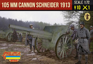 Canon de 105 mle 1913 Schneider with French Crew WWI #STLA72015