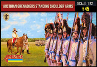 Austrian Grenadiers Standing Shoulder Arms Napoleonic #STL20472