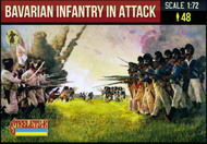 Bavarian Infantry in Attack Napoleonic #STL22772