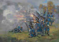 Bavarian Infantry Shooting Line Spanish Succession War #STR26272