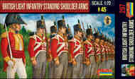  Strelets Models  1/72 British Light Infantry Standing Shoulder Arms Napoleonic STR29772