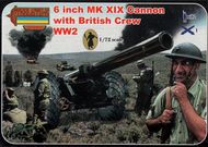  Strelets Models  1/72 6 Inch Mk.XIX Cannon with British Crew (WWII) Strelets Arms sets STLA72004